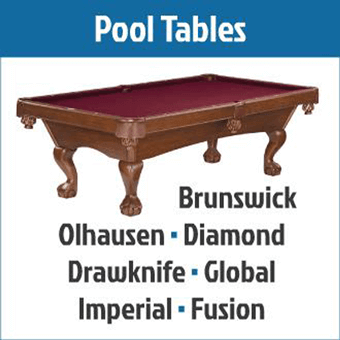 Pool Tables - Billiards Supples